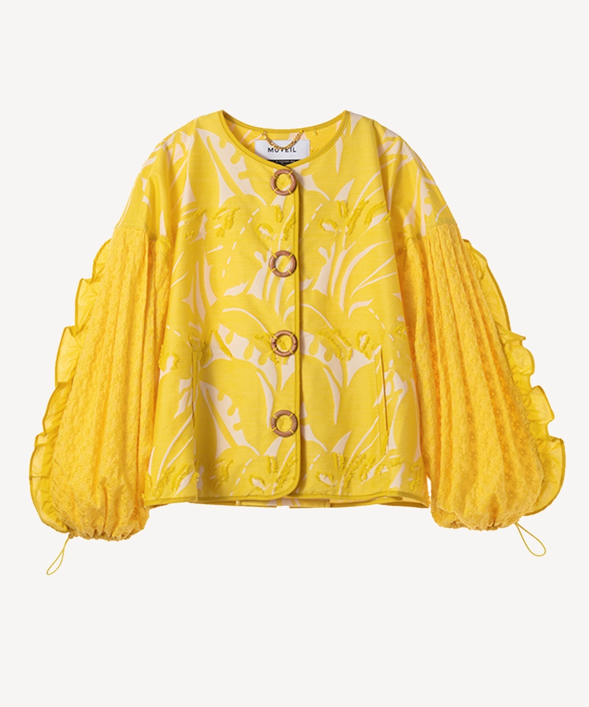 フラワーミックスジャケット(yellow-38)
