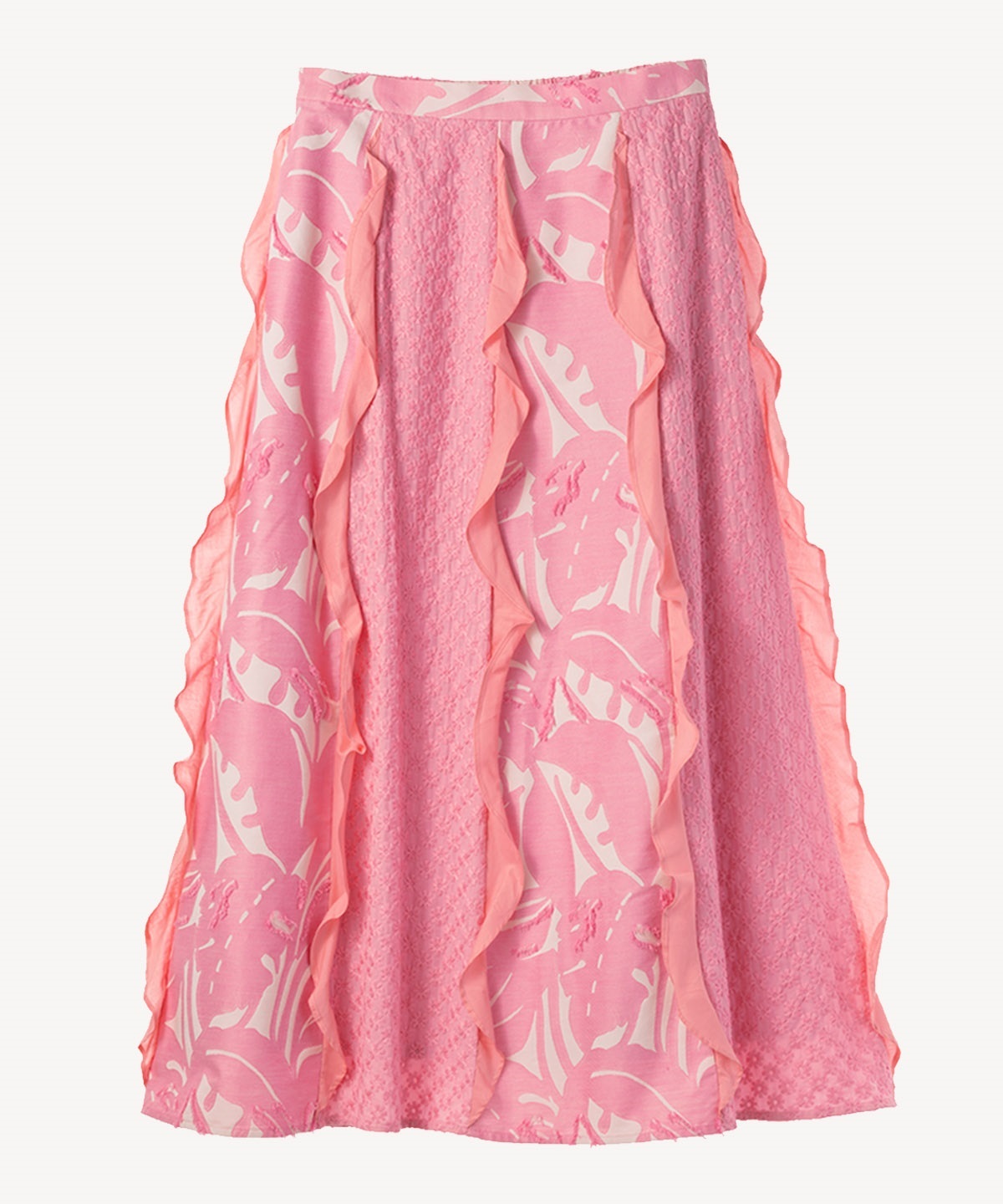 フラワーミックススカート(pink-38)