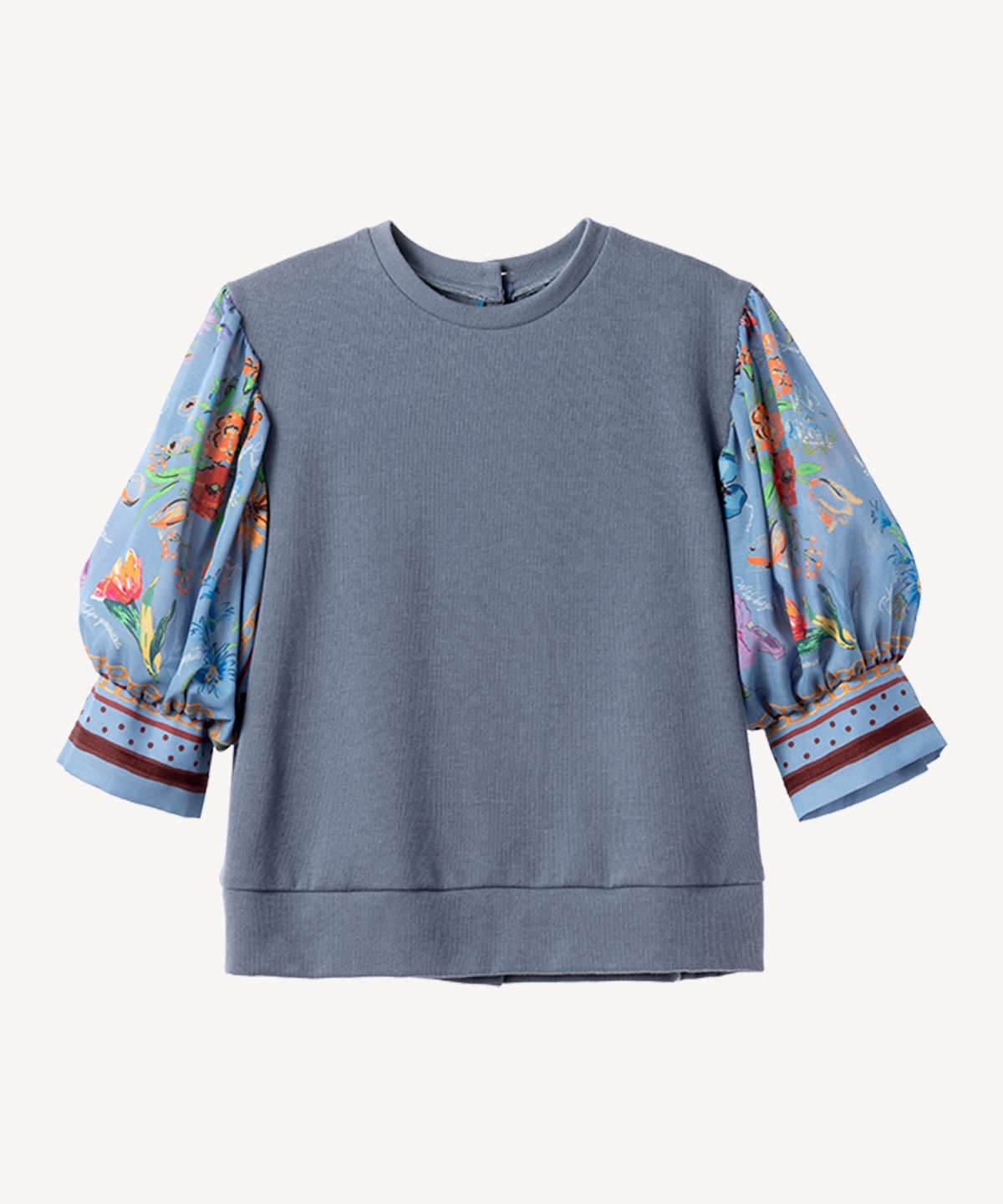 スカーフスリーブTシャツ | MUVEIL Online Shop