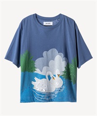 スワンTシャツ(blue-36)