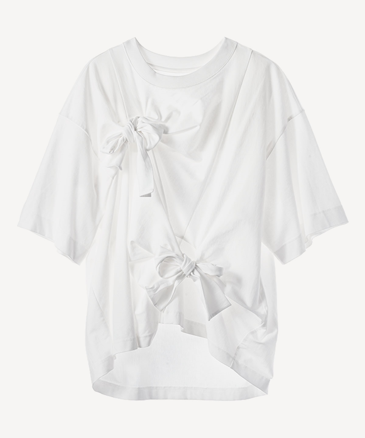 リボンノットTシャツ(white-36)