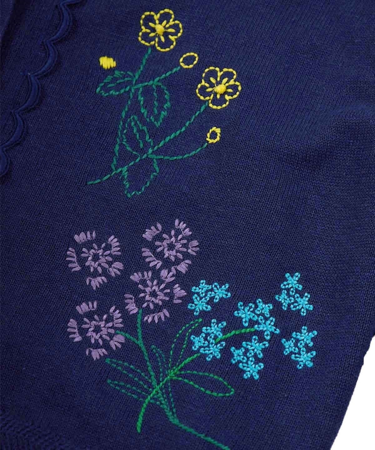 muveil 花束刺繍 ロングカーディガン 40 【美品】-