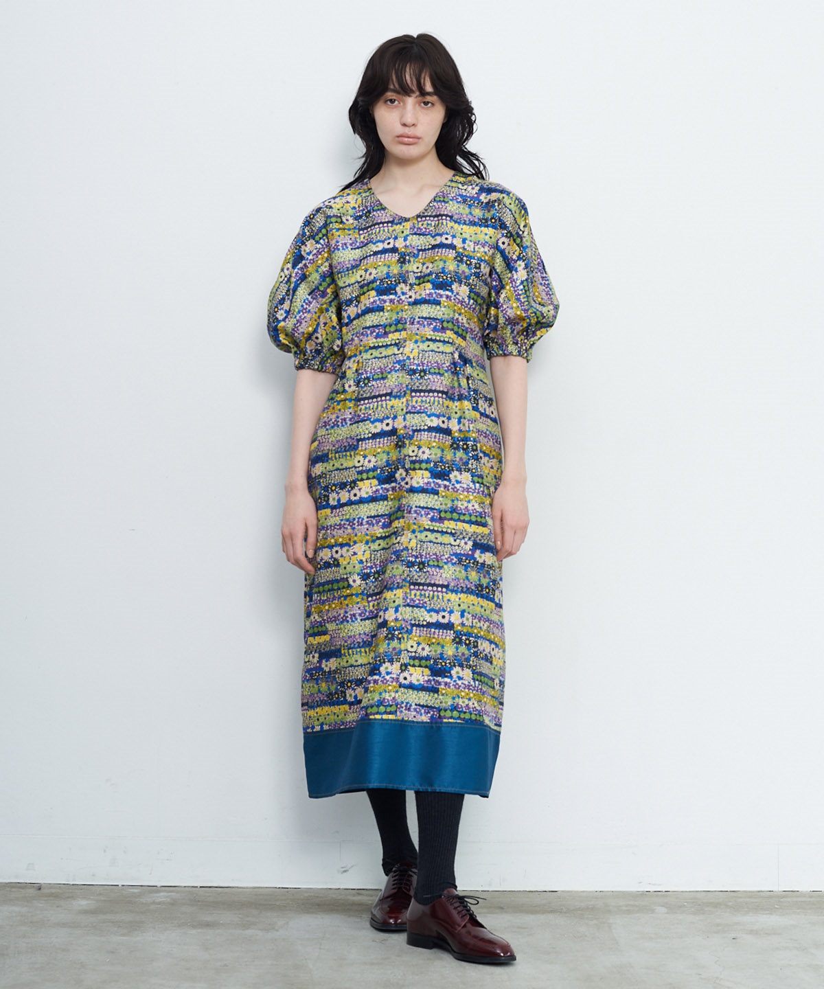 ミックスフラワーワンピース | MUVEIL Online Shop