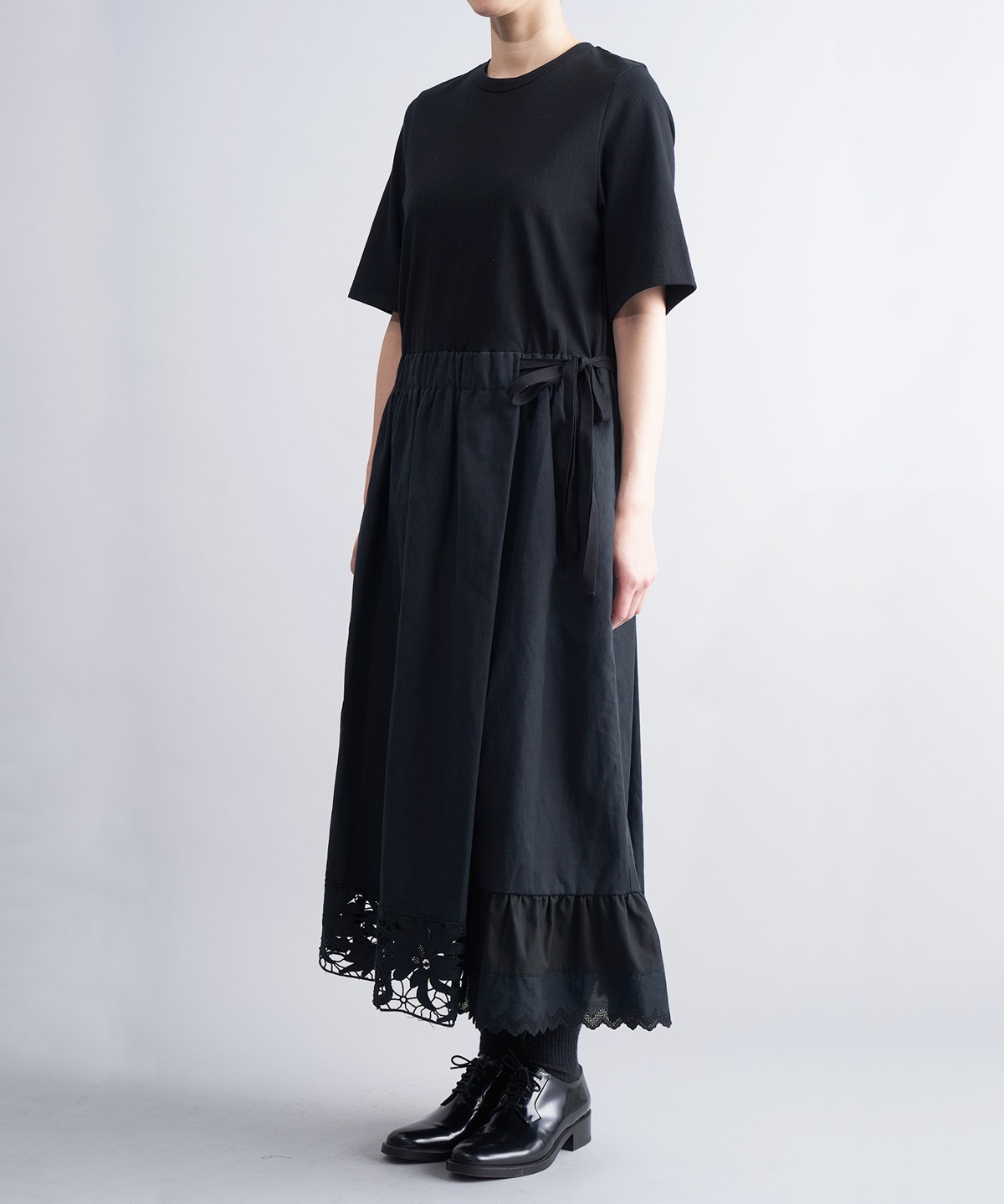 MUVEIL☆2019S/S HSプリントコンビジャージーワンピース | www ...